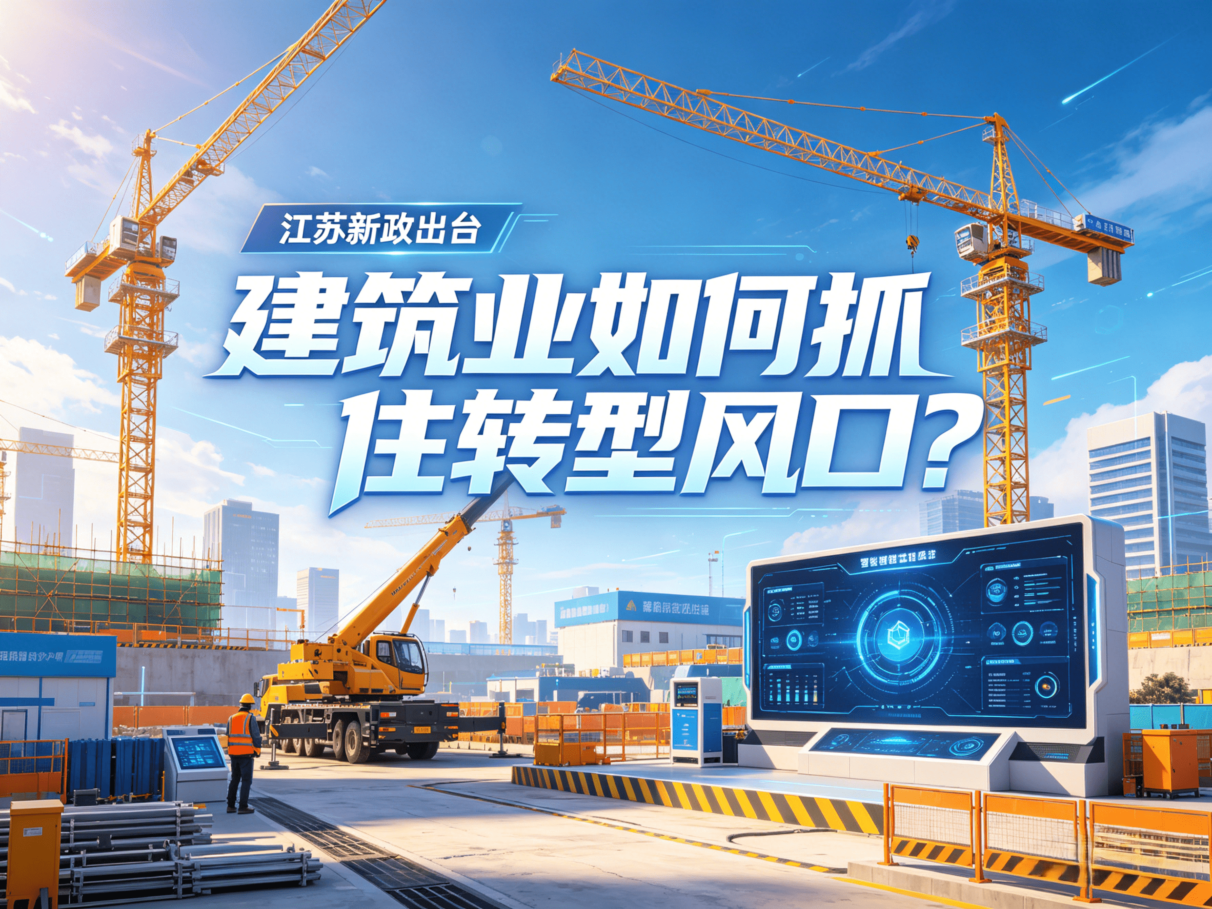 江蘇新政出臺，建筑業(yè)如何抓住轉(zhuǎn)型風(fēng)口？