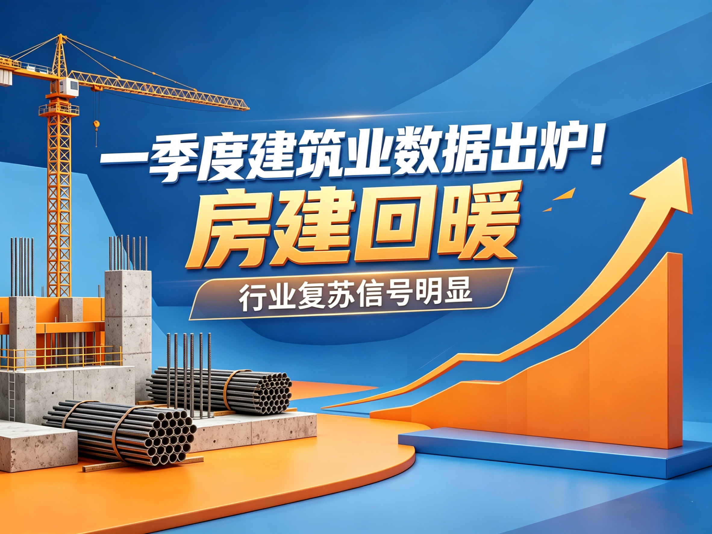 一季度建筑業(yè)數(shù)據(jù)出爐！房建回暖，這類工程爆發(fā)增長