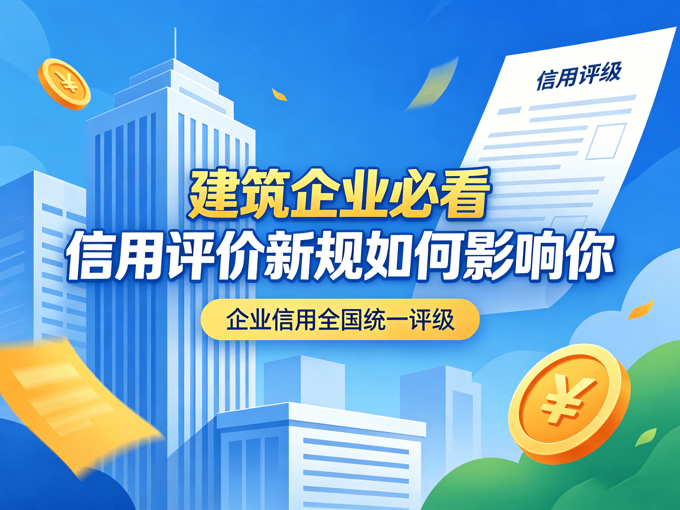 建筑企業(yè)必看：信用評價新規(guī)如何影響你