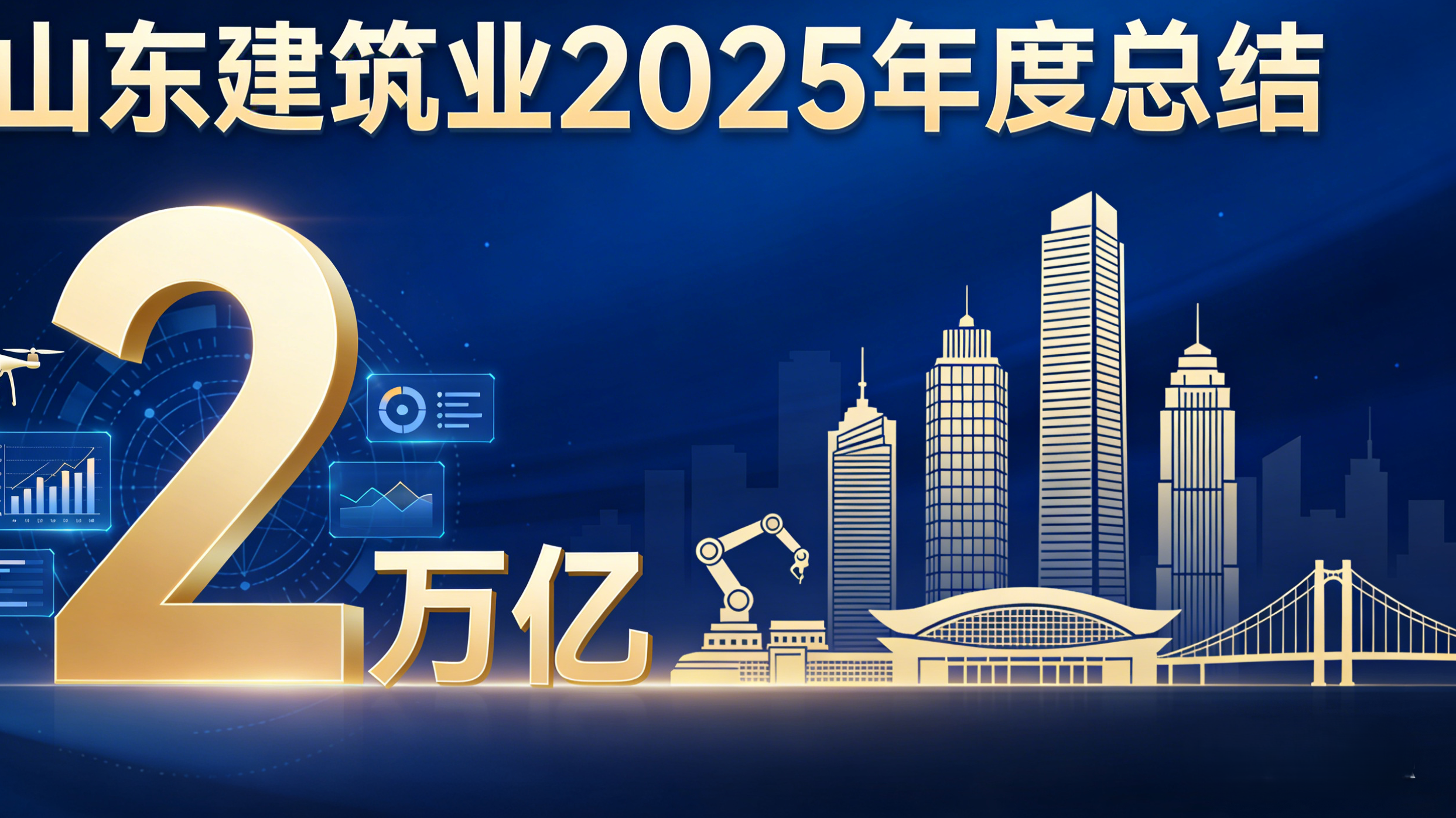 山東建筑業(yè)有多強？2025年產(chǎn)值近2萬億！